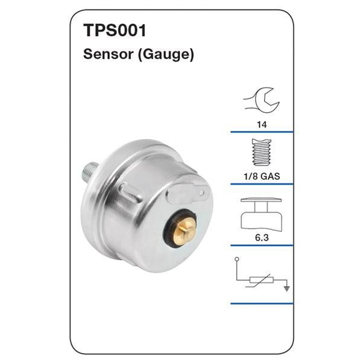 Tridon Oil Pressure Sensor TPS001