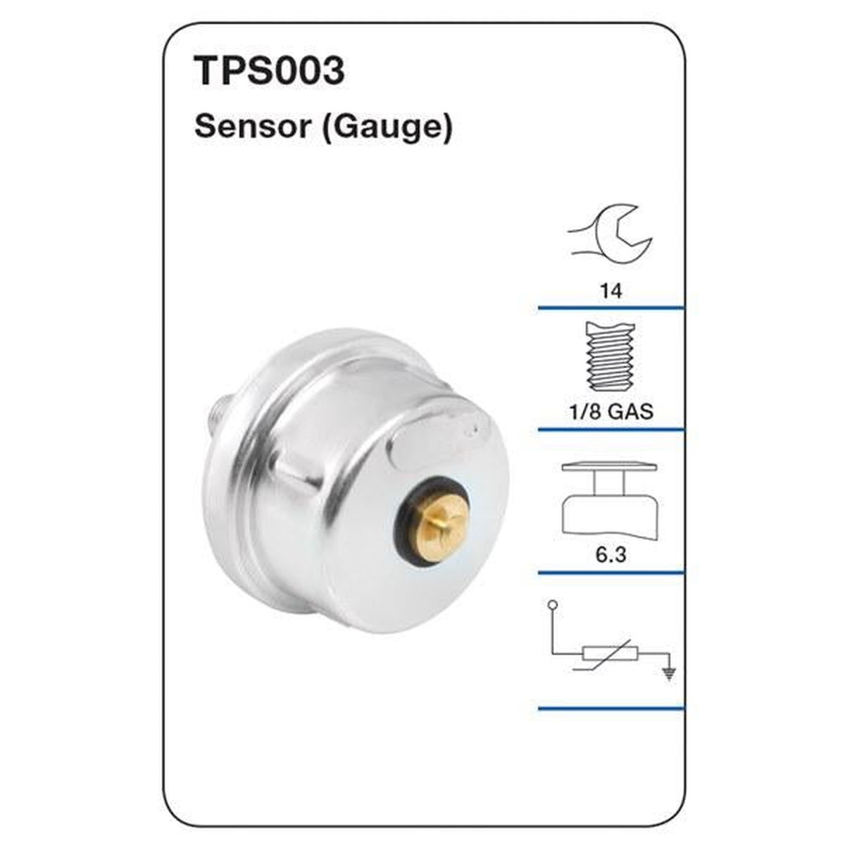 Tridon Oil Pressure Sensor TPS003