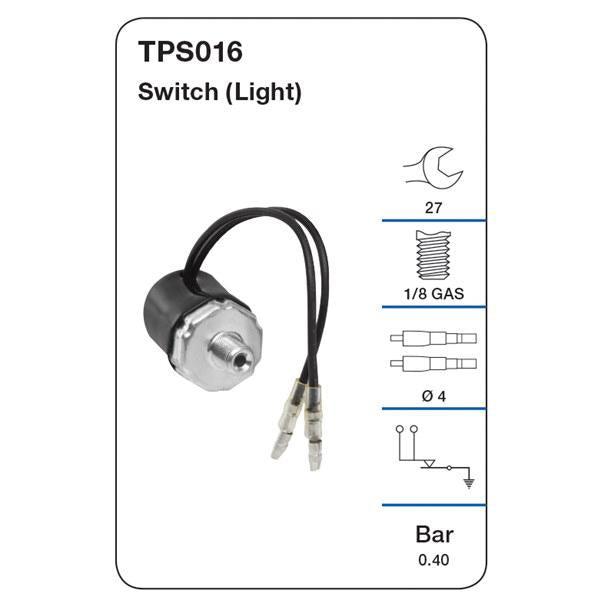 Tridon Oil Pressure Switch TPS016