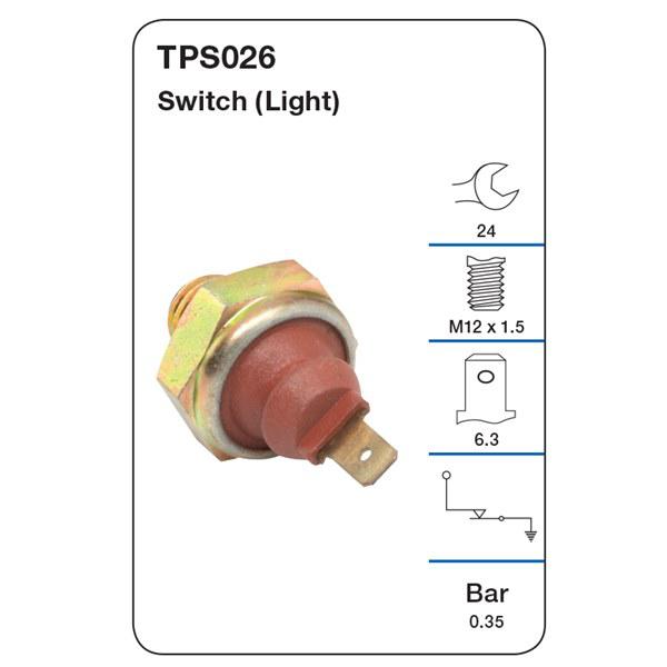 Tridon Oil Pressure Switch TPS026