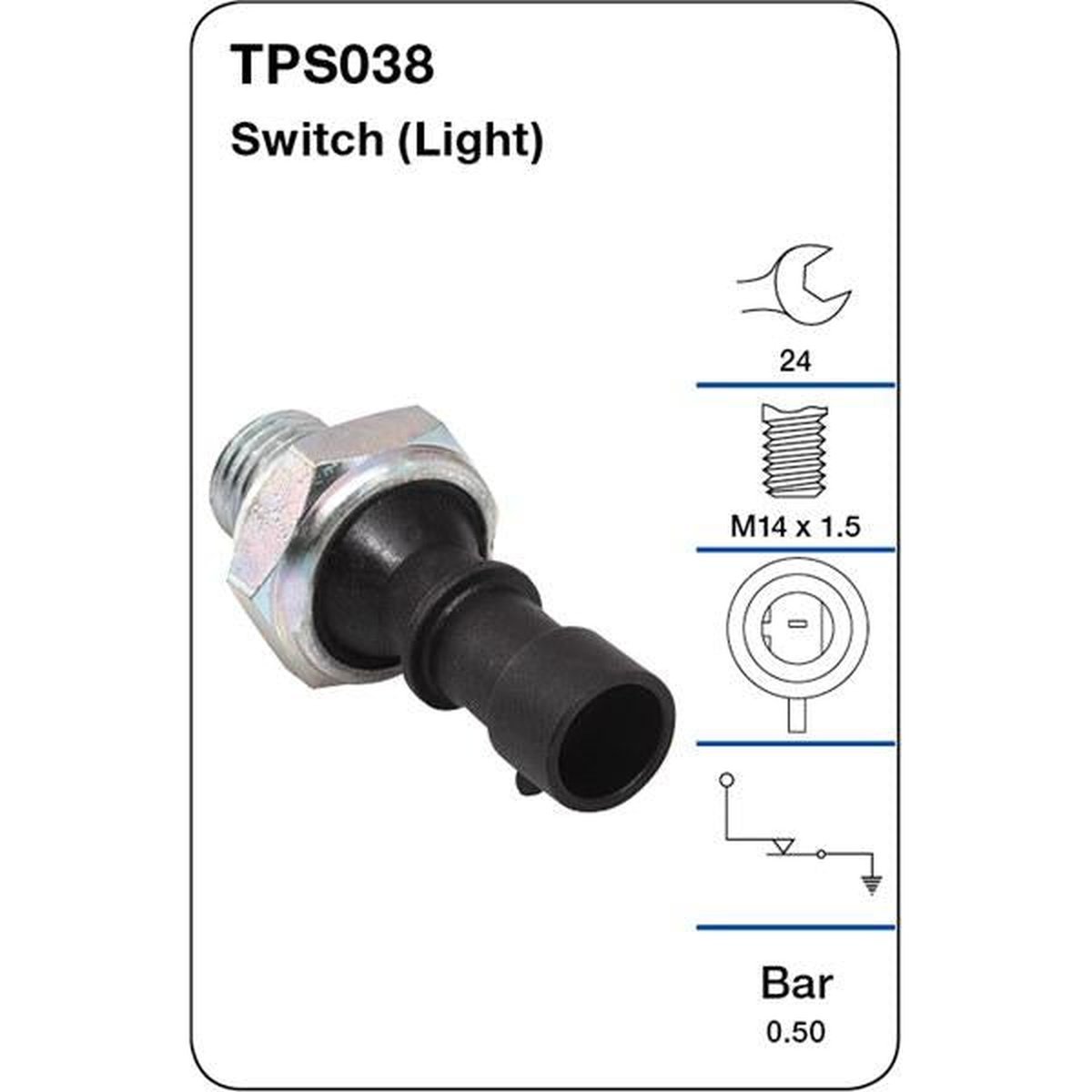 Tridon Oil Pressure Switch TPS038