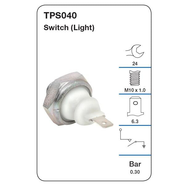 Tridon Oil Pressure Switch TPS040