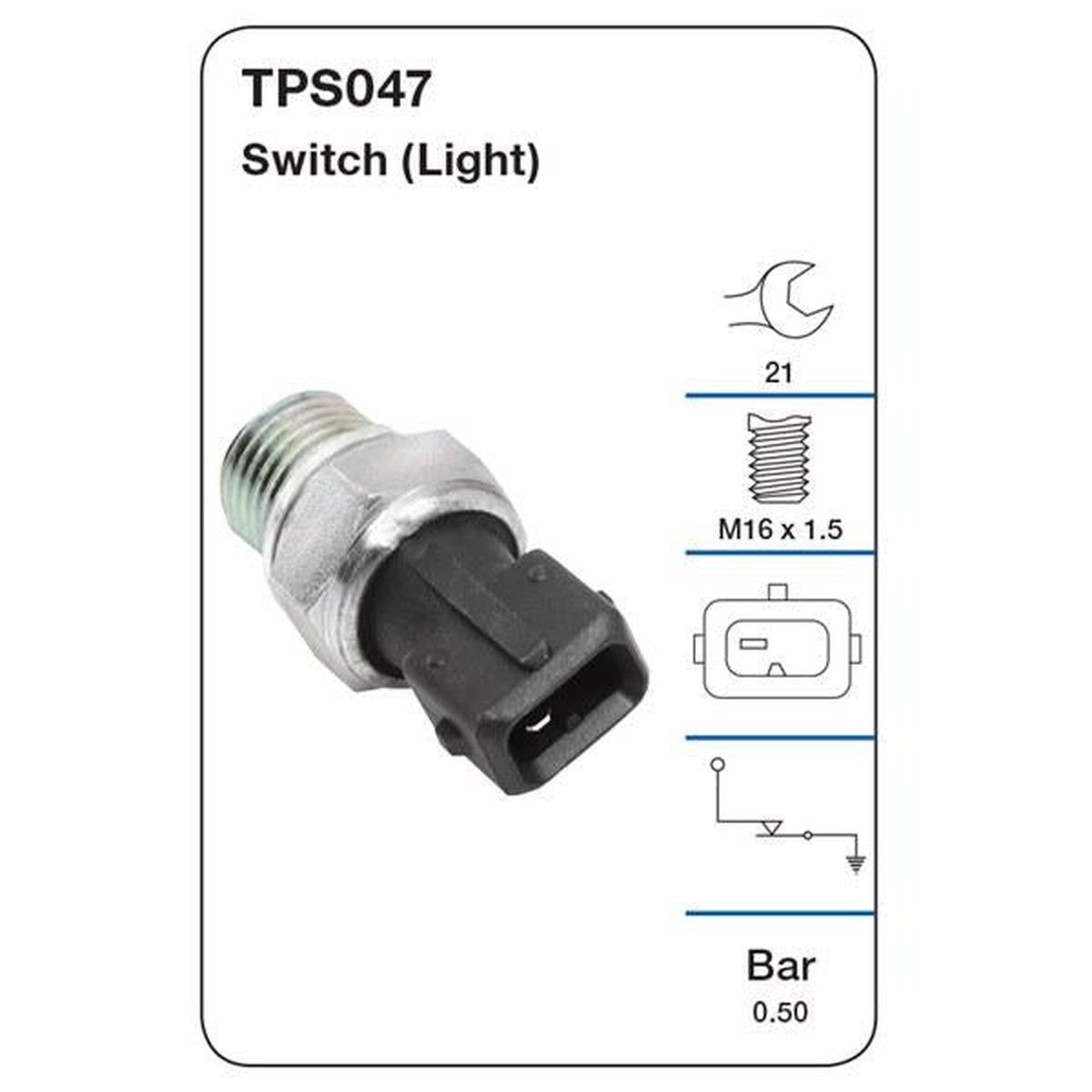 Tridon Oil Pressure Switch TPS047