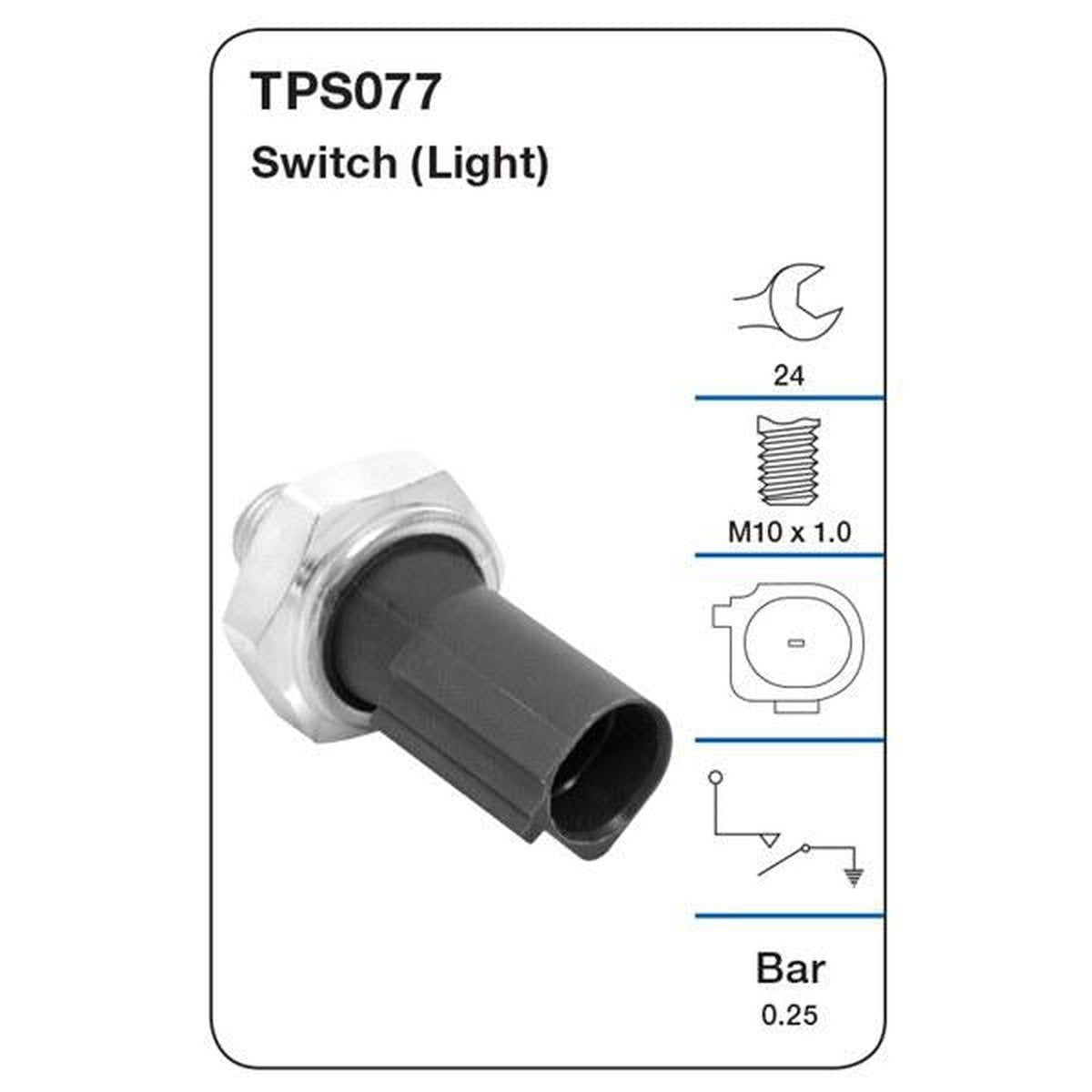 Tridon Oil Pressure Switch TPS077
