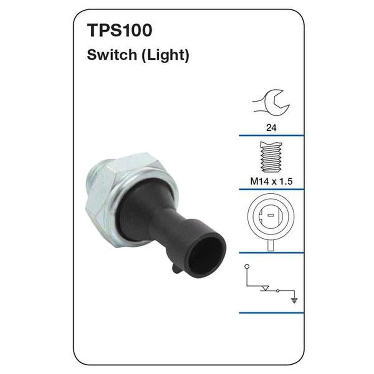 Tridon Oil Pressure Switch TPS100