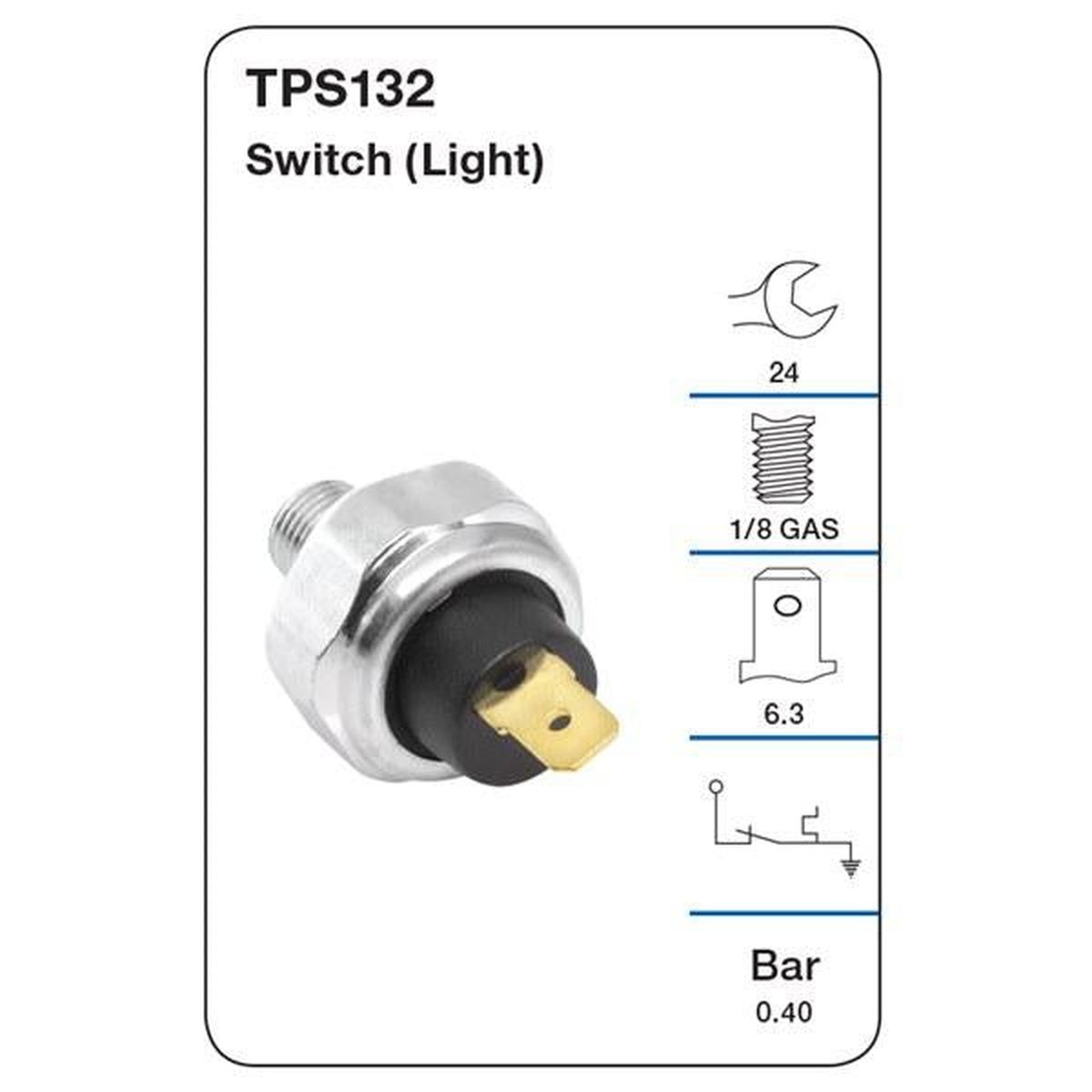 Tridon Oil Pressure Switch TPS132