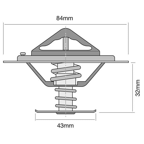 Tridon Thermostat Blister Pack (High Flow) TT288-195