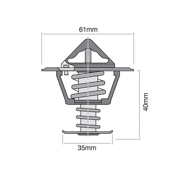 Tridon Thermostat Blister Pack (High Flow) TT655-180