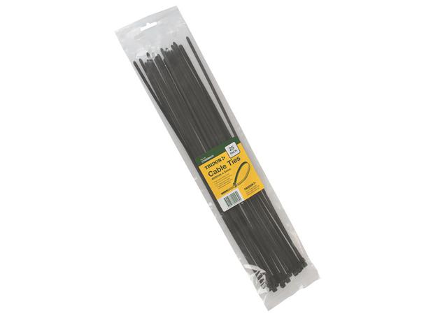 Tridon Cable Tie Black 400X5mm 25 Pack CT405BKCD