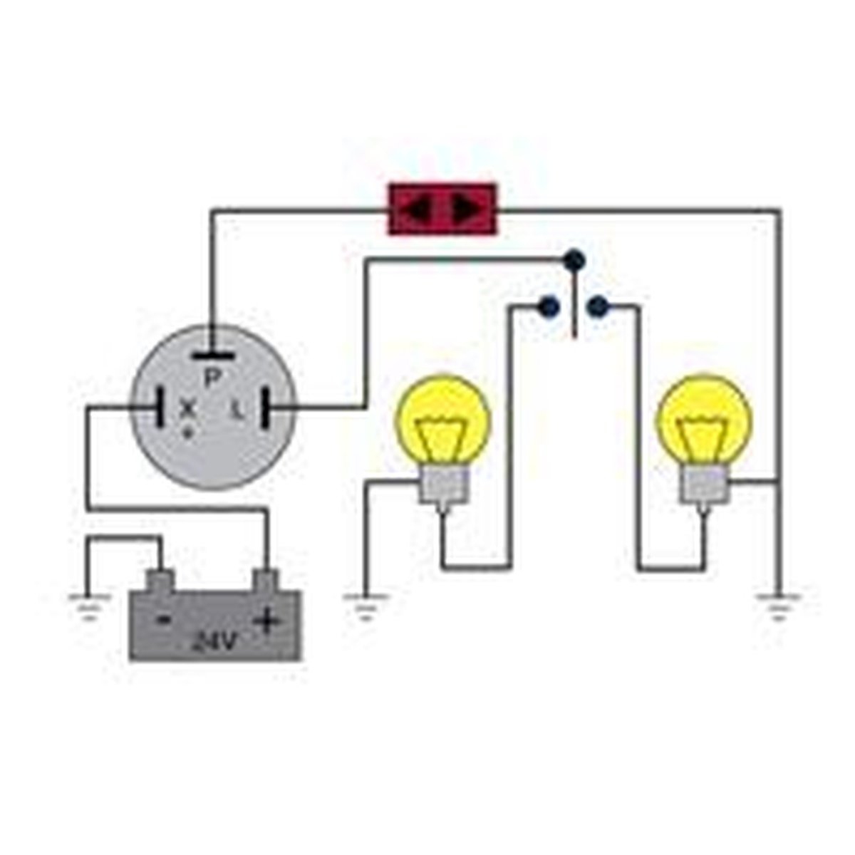 Tridon Flasher Relay 24V 3 Pin EG23
