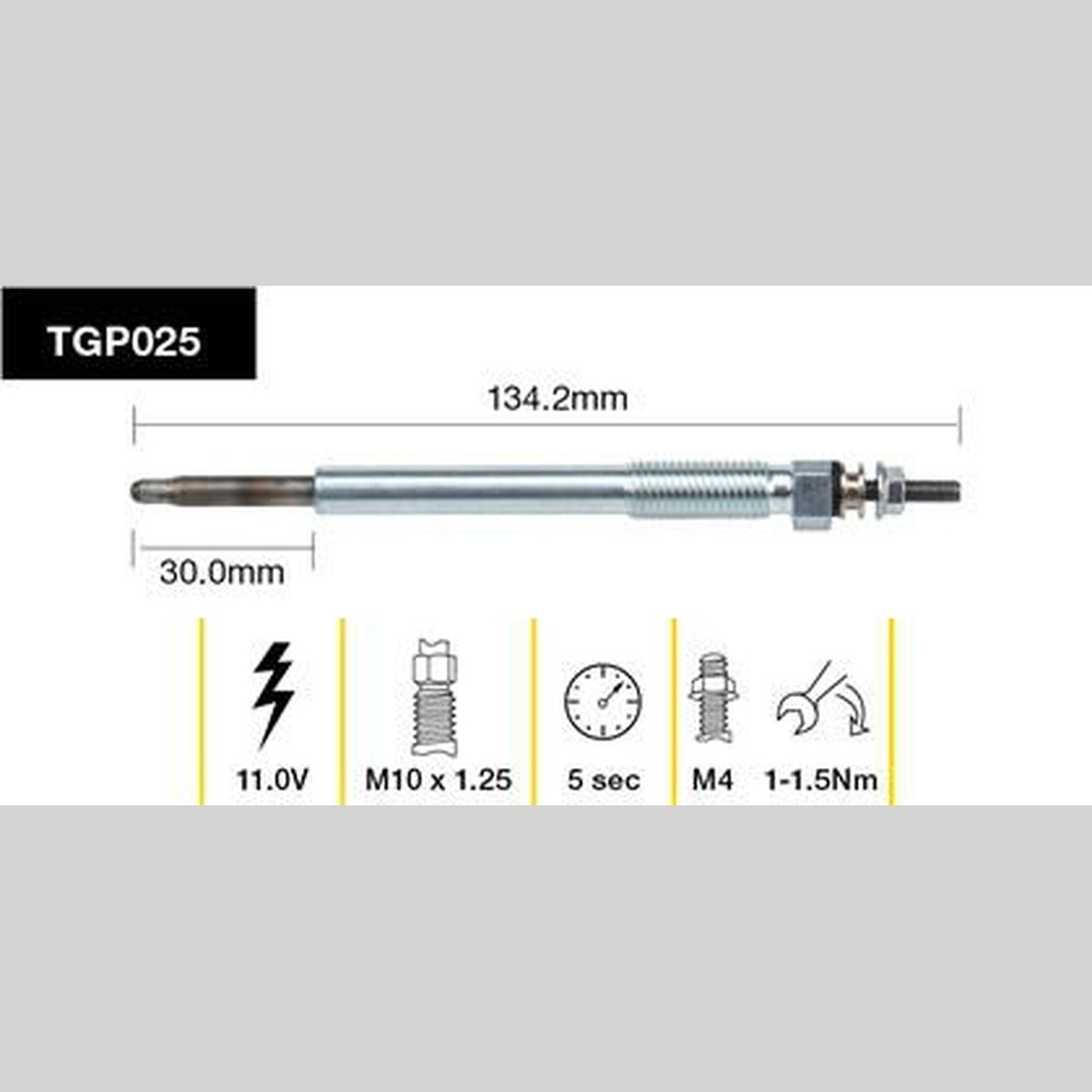 Tridon Glow Plug TGP025