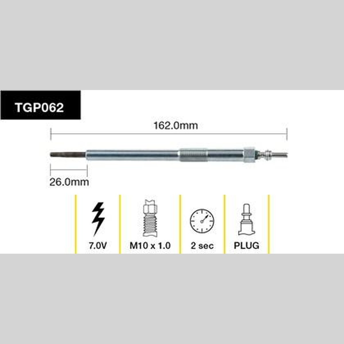 Tridon Glow Plug TGP062