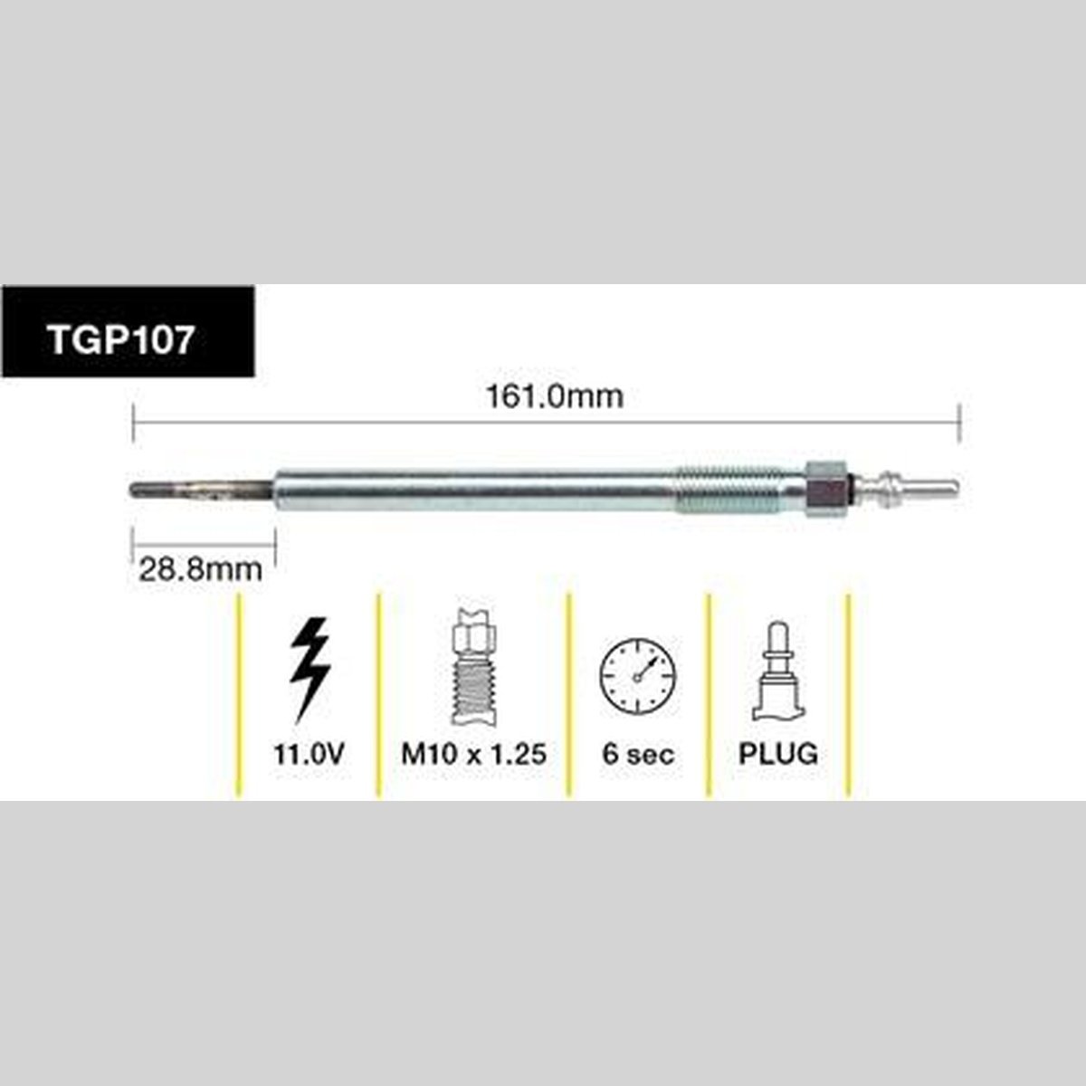 Tridon Glow Plug TGP107