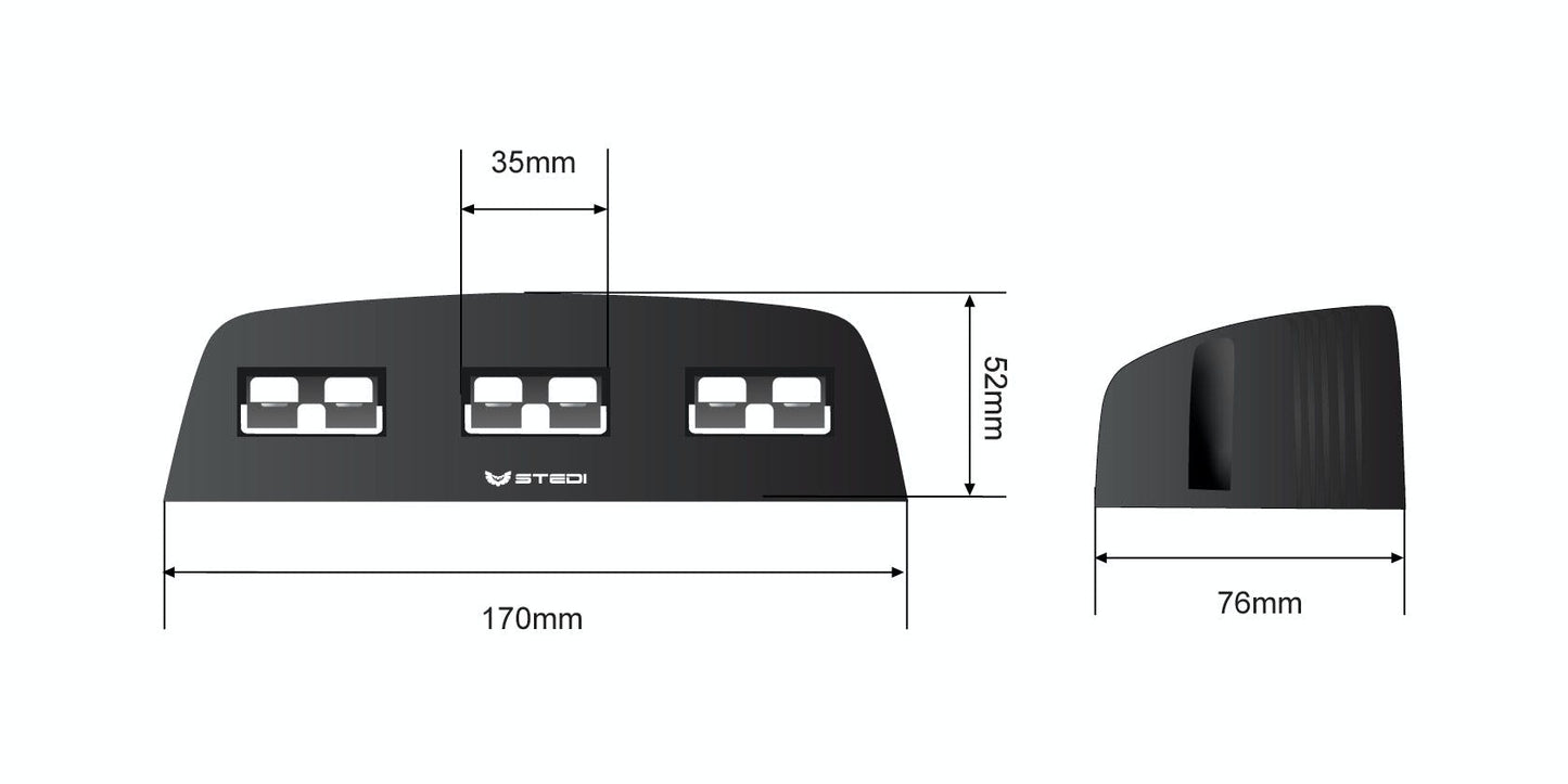 STEDI Triple Anderson Style Surface Mount ANDTRIPSURF