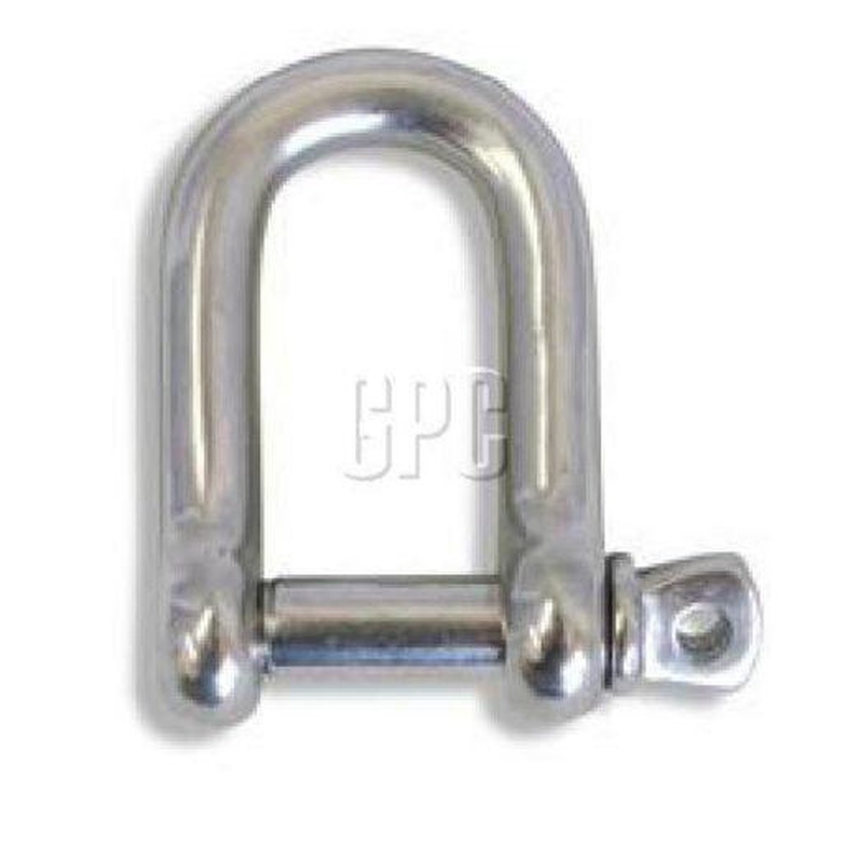 TROJAN D Shackle 6mm Stainless 375006