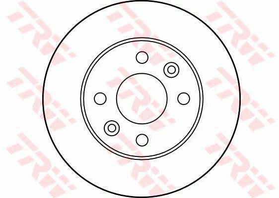 TRW Brake Rotor 238mm Front DF1013S