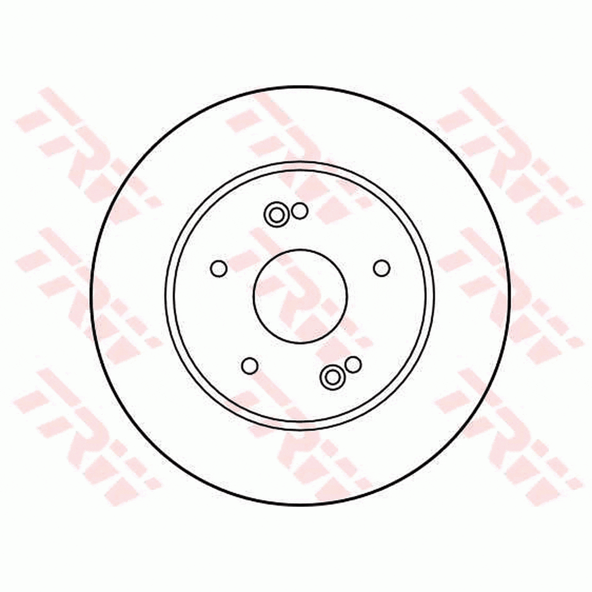 TRW Brake Rotor Single 264.3mm Rear DF1028S