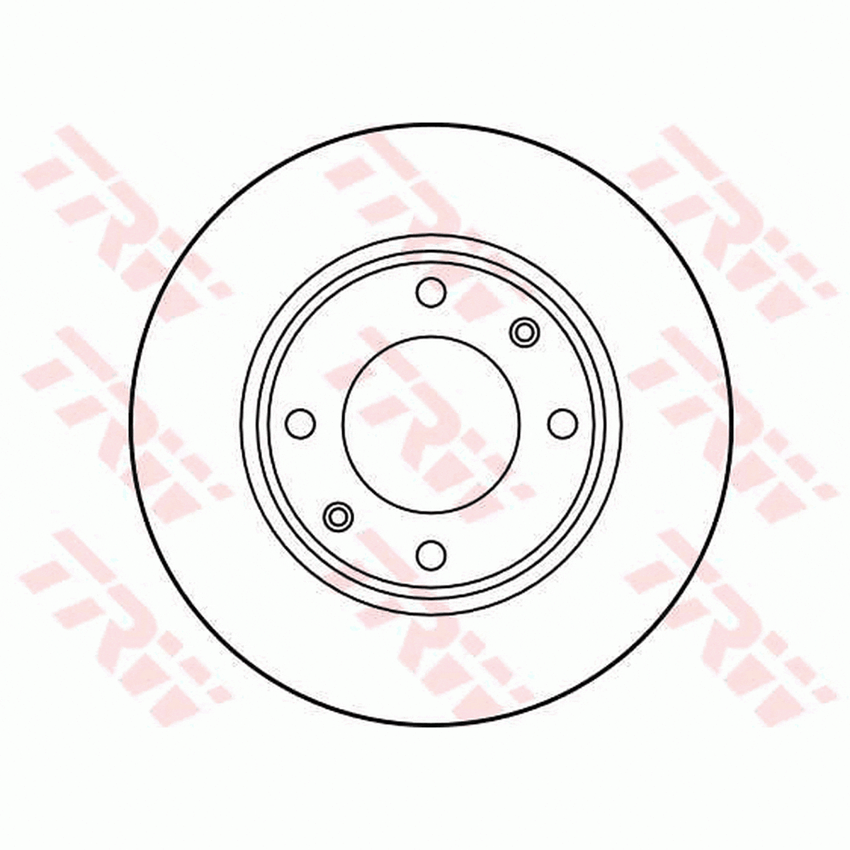 TRW Brake Rotor Single 247mm Front DF1221S