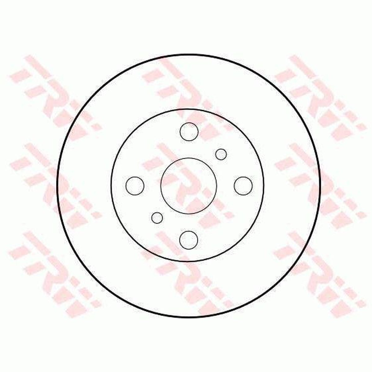 TRW Brake Rotor 238mm Front DF1409S