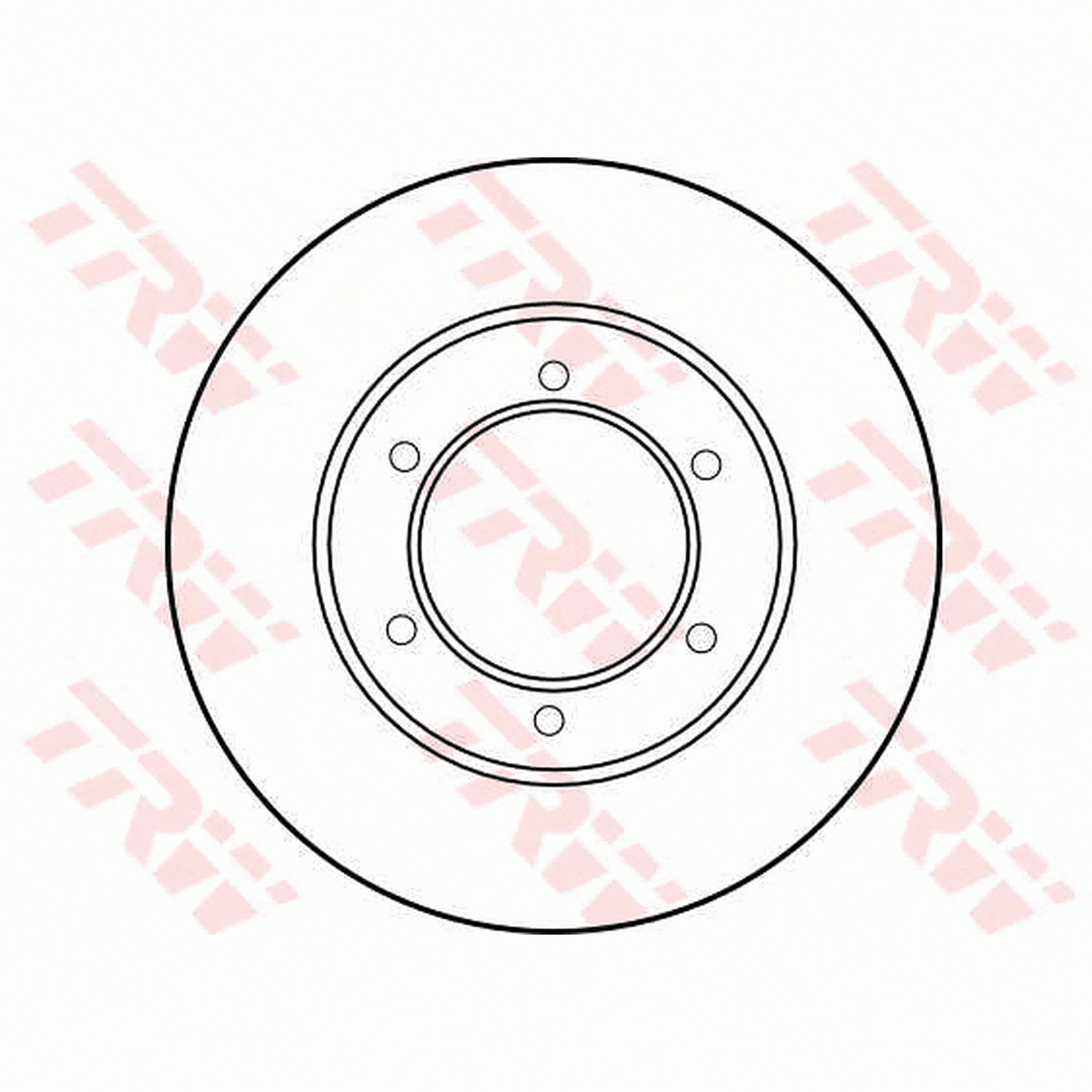 TRW Brake Rotor 288mm Front DF1418S