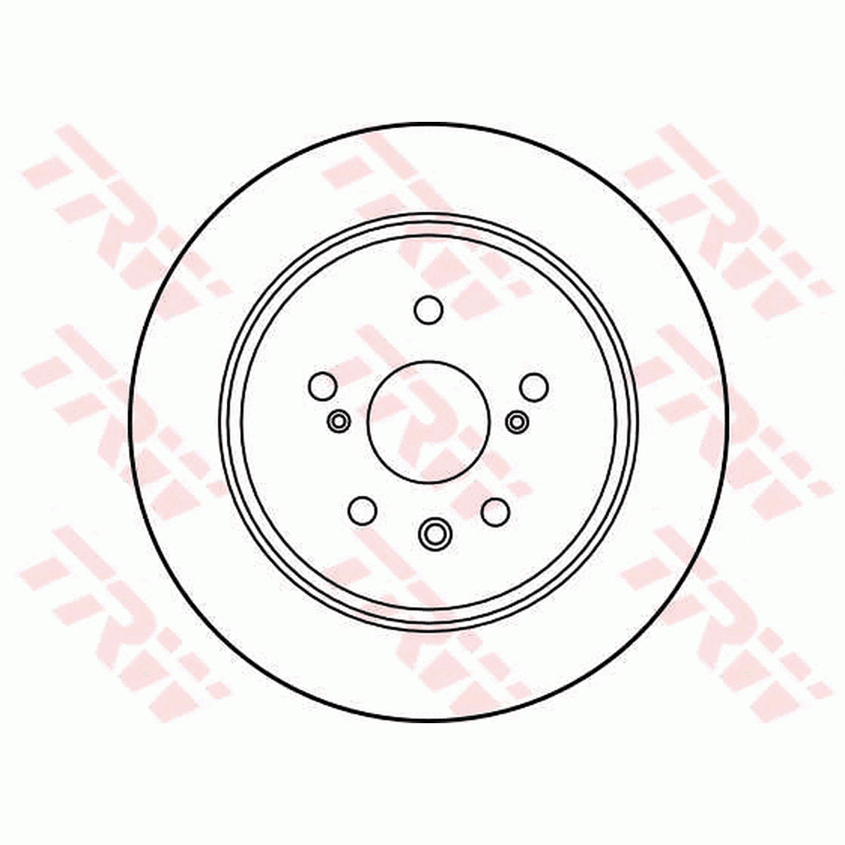 TRW Brake Rotor Single 269mm Rear DF1424S