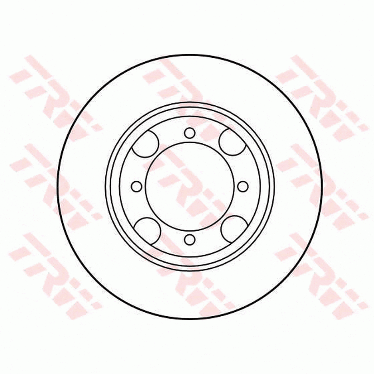 TRW Brake Rotor 257mm Front DF1428S