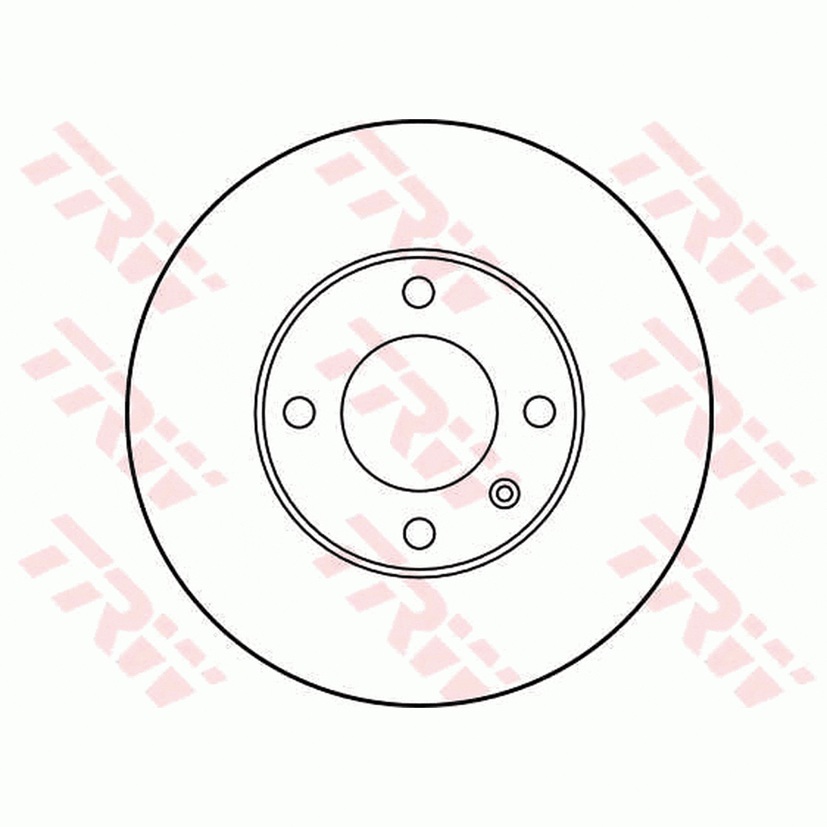 TRW Brake Rotor Single 239mm Front DF1518S