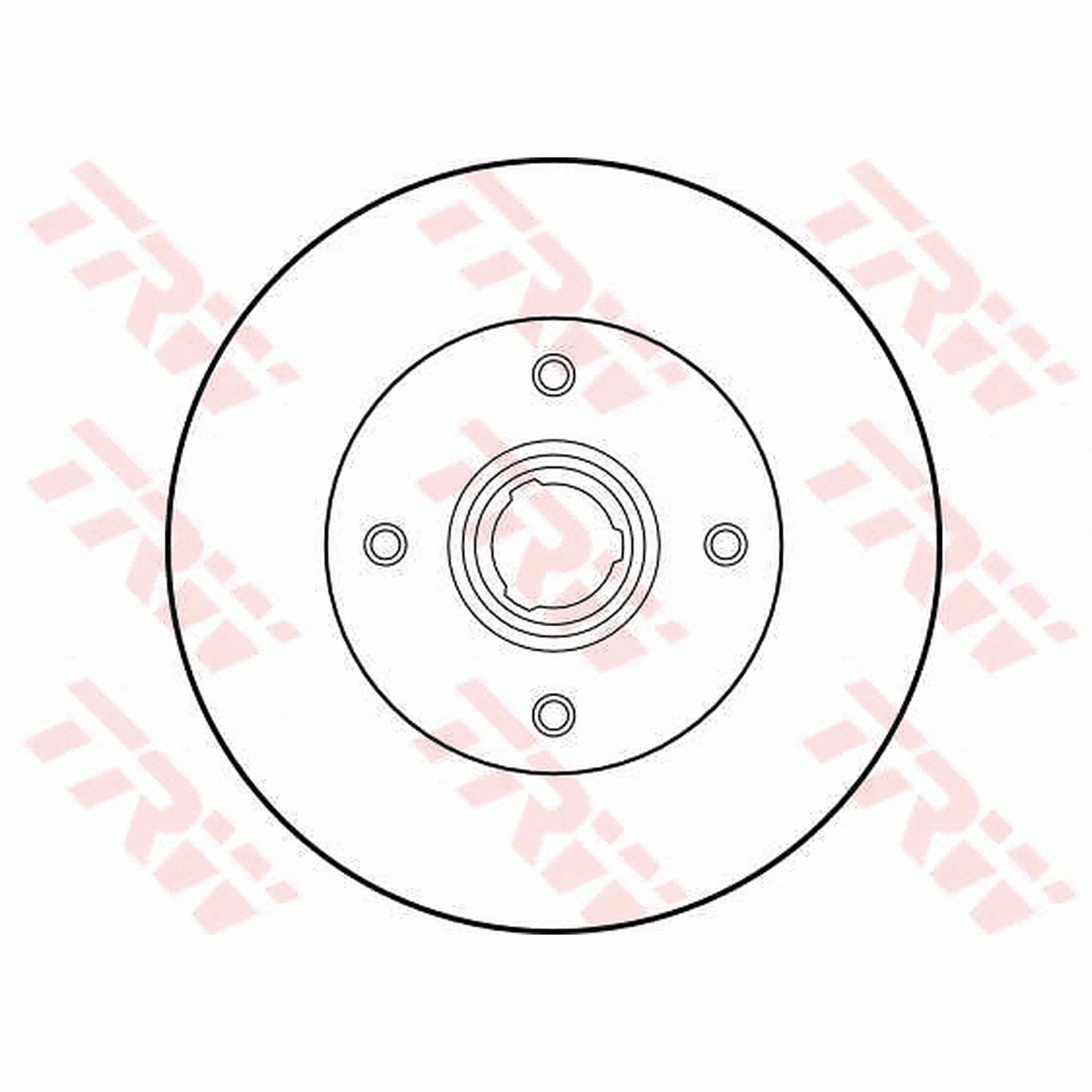 TRW Brake Rotor Single 226mm Rear DF1529S