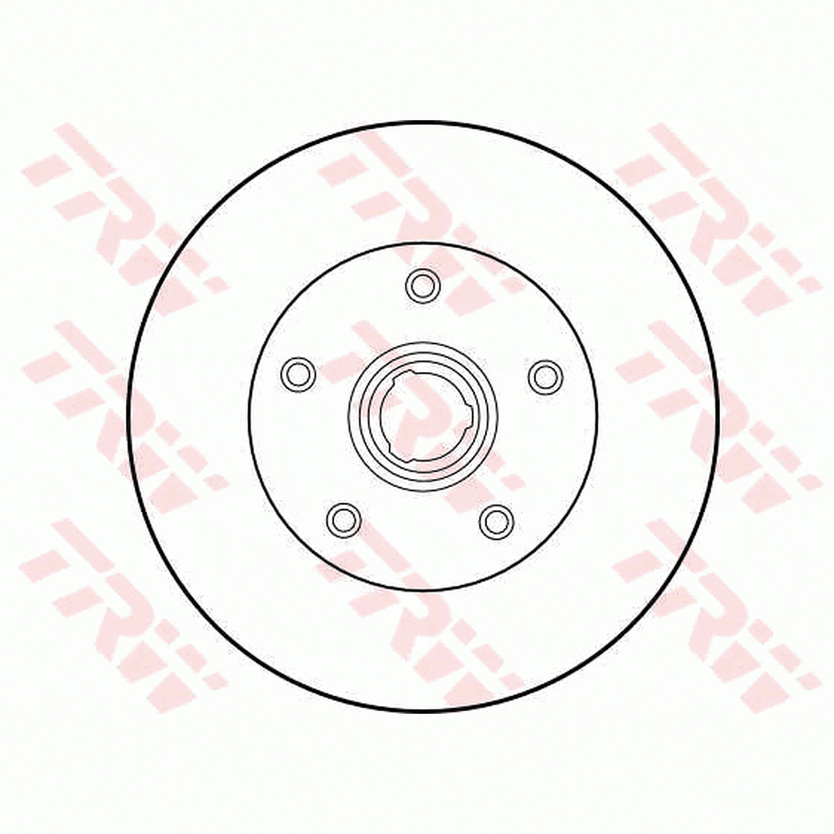 TRW Brake Rotor Single 226mm Rear DF1540S