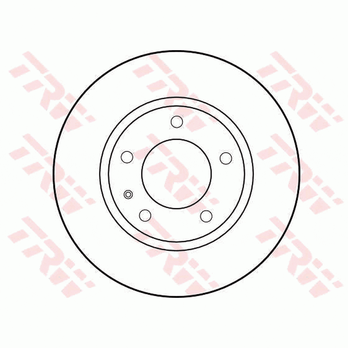 TRW Brake Rotor Single 284mm Front DF1564S