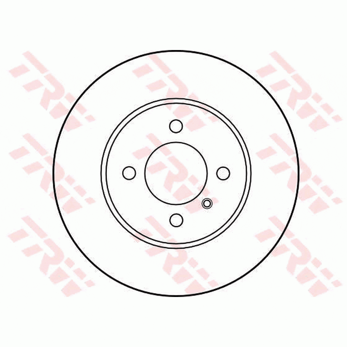 TRW Brake Rotor Single 260mm Front DF1569S