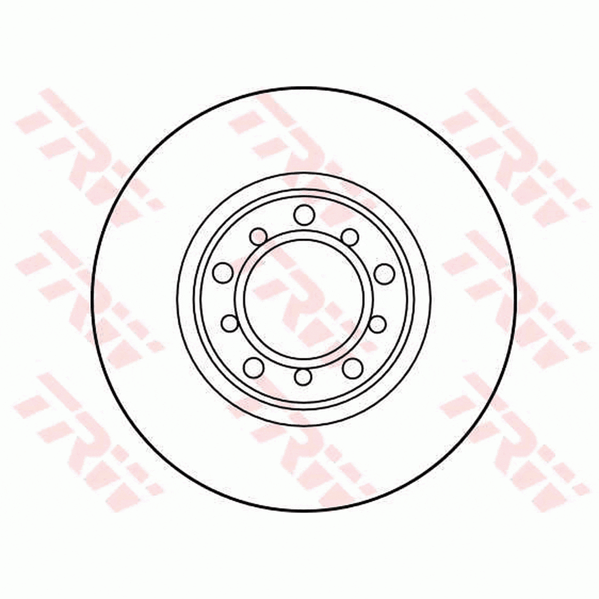 TRW Brake Rotor Single 278mm Front DF1573S
