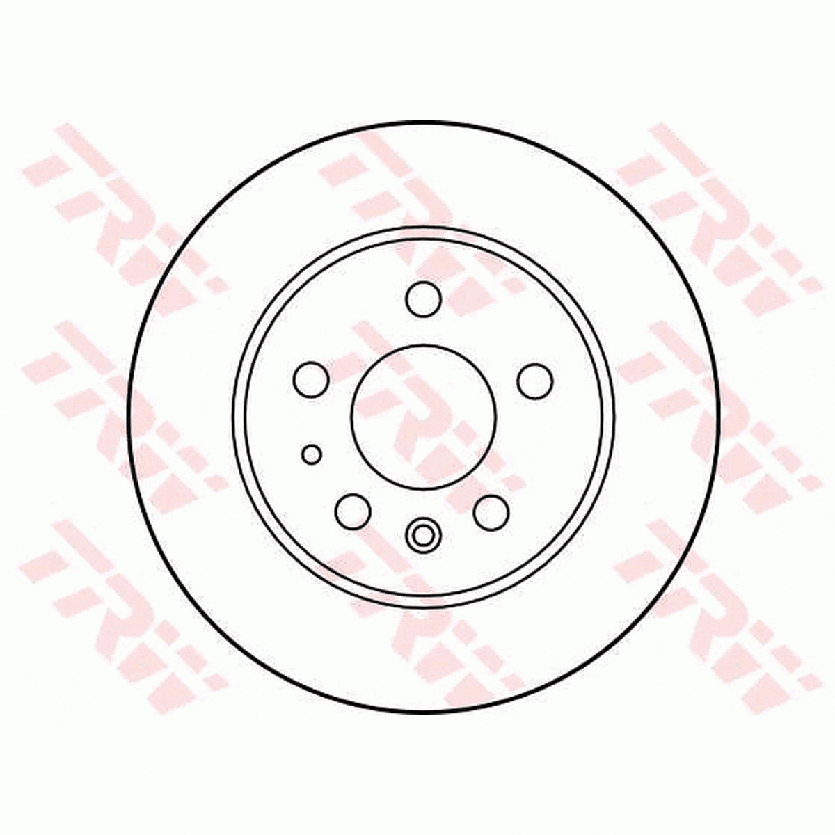 TRW Brake Rotor Single 279mm Rear DF1574S