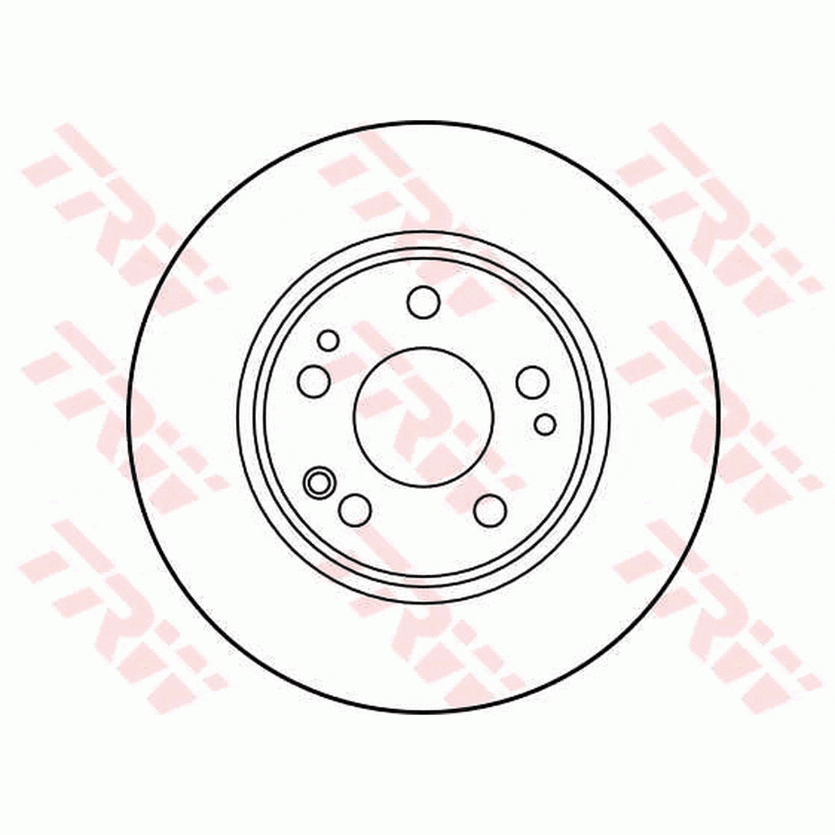 TRW Brake Rotor Single 284mm Front DF1585S