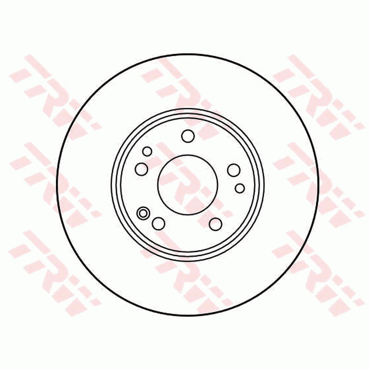 TRW Brake Rotor Single 295mm Front DF1598S