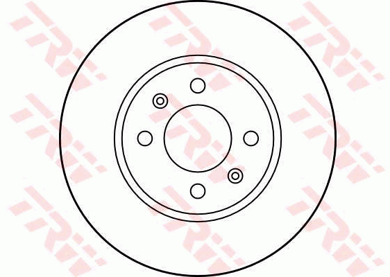 TRW Brake Rotor Pair 280mm Front DF1627S