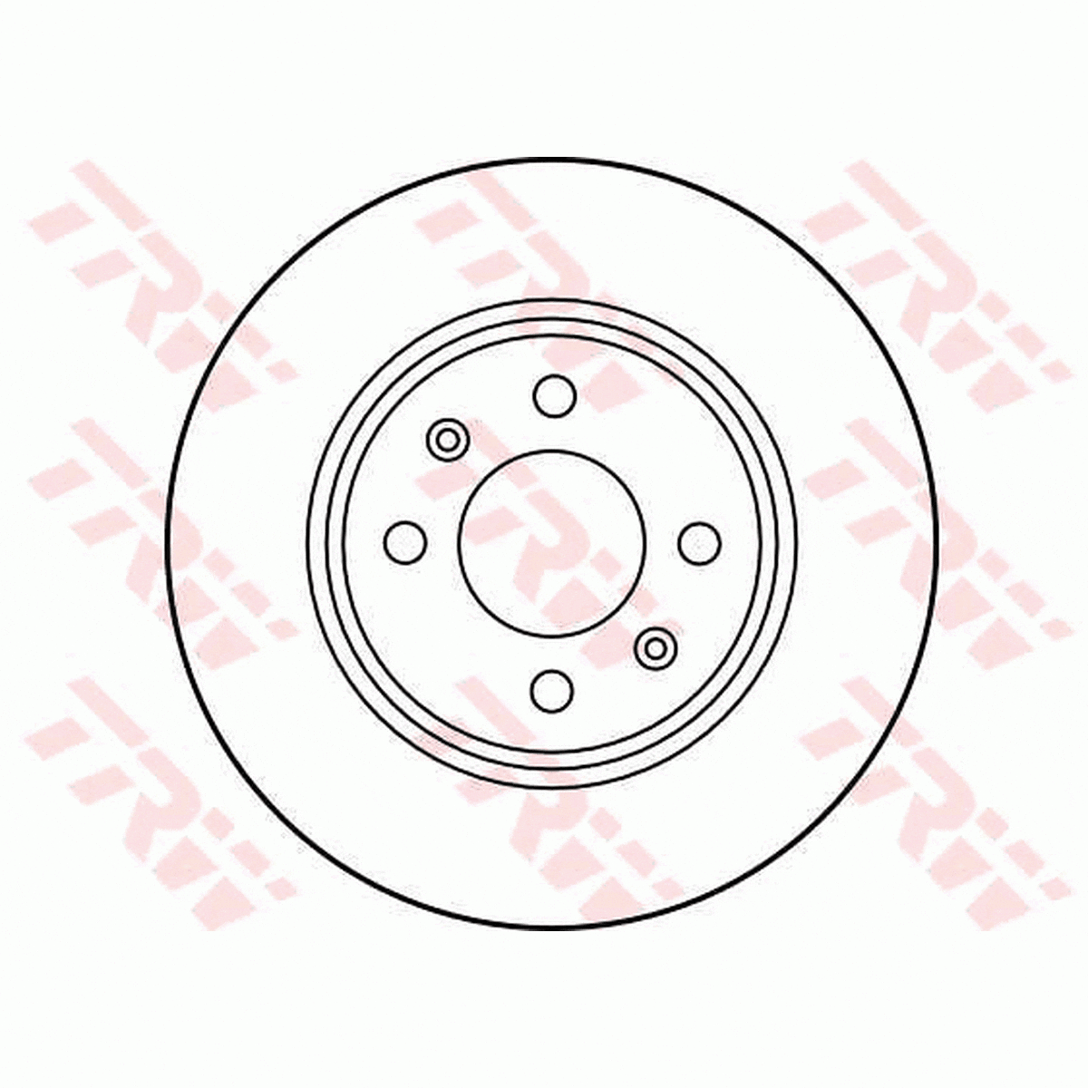 TRW Brake Rotor Single 280mm Front DF1663S