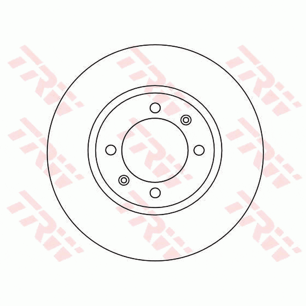 TRW Brake Rotor Single 280mm Front DF1664S