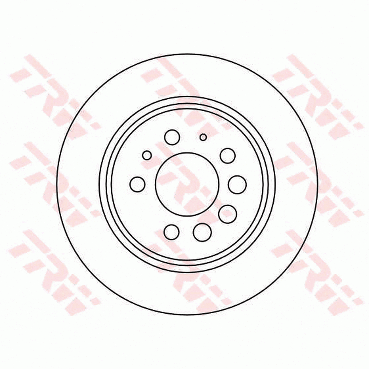 TRW Brake Rotor Single 281mm Rear DF1674S