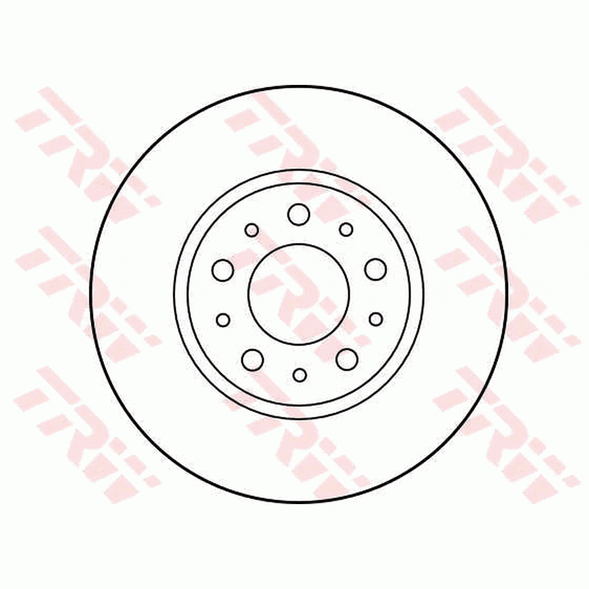 TRW Brake Rotor Single 280mm Front DF1697S