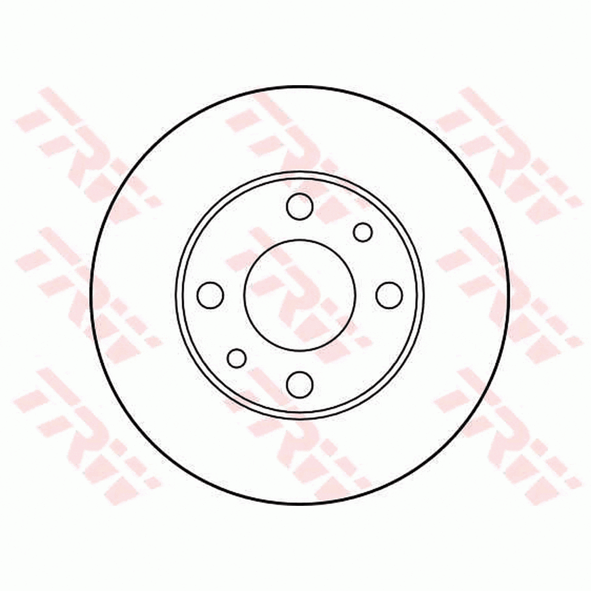 TRW Brake Rotor Single 227.5mm Front DF1721S