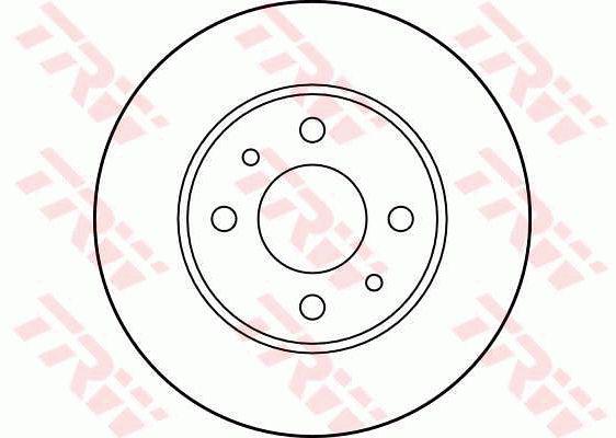 TRW Brake Rotor 240.5mm Front DF1745S