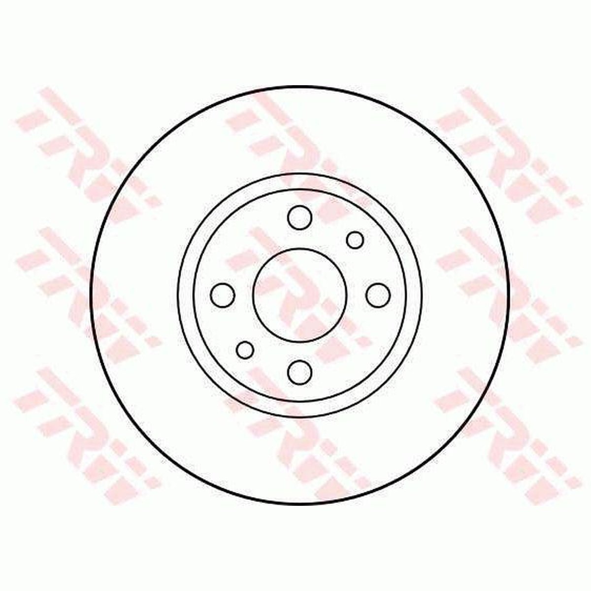 TRW Brake Rotor 251.5mm Rear DF1790S