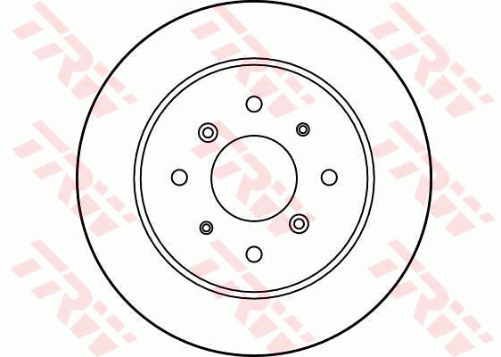 TRW Brake Rotor 231mm Front DF1815S
