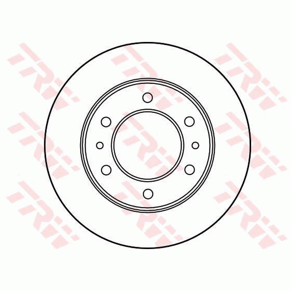 TRW Brake Rotor 302mm Front DF1920S