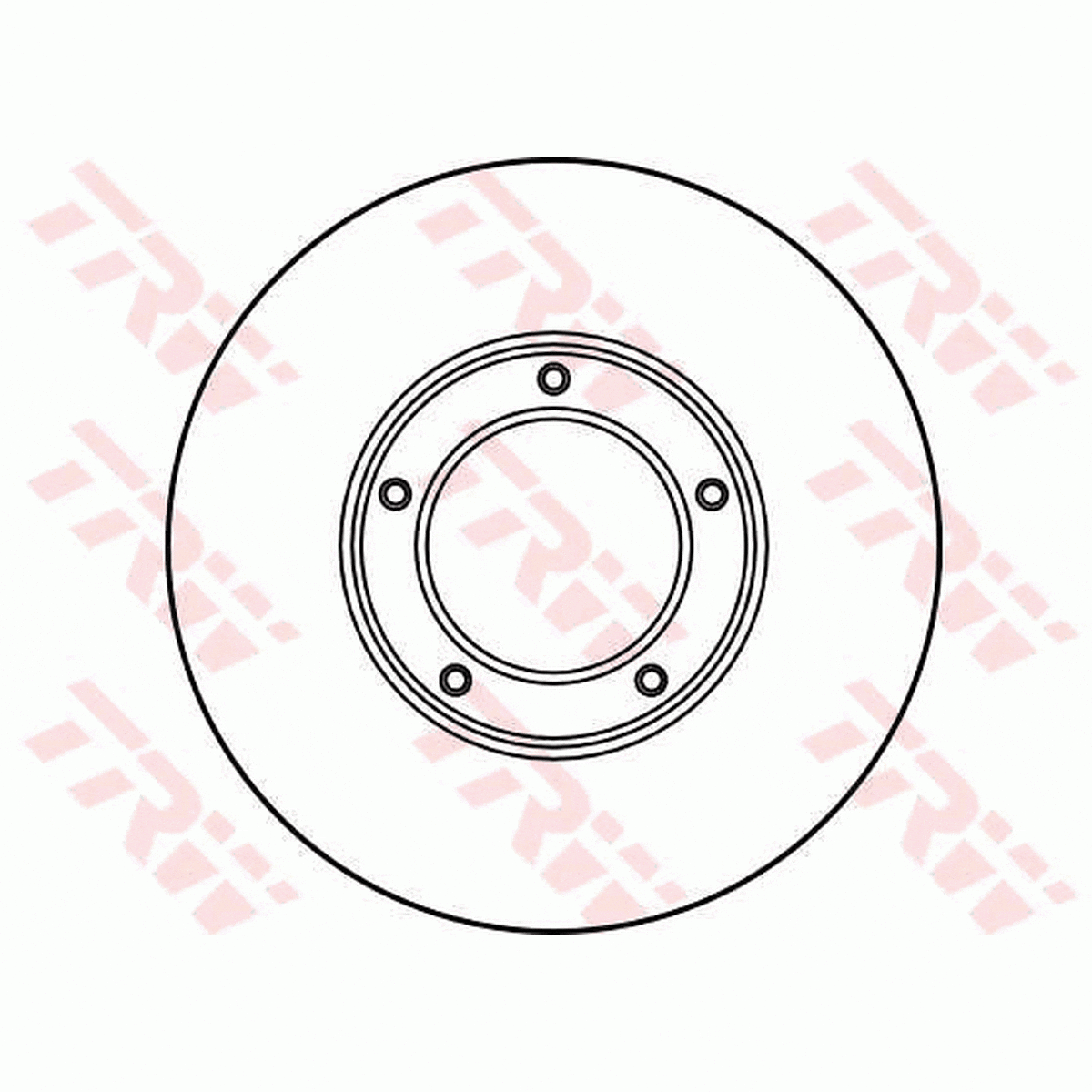 TRW Brake Rotor 257mm Front DF1927S