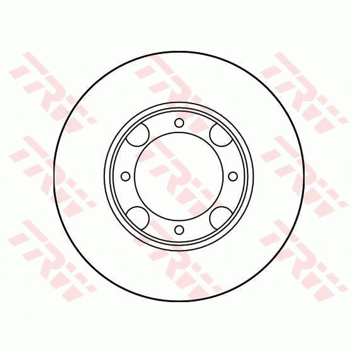 TRW Brake Rotor 242mm Front DF1958S