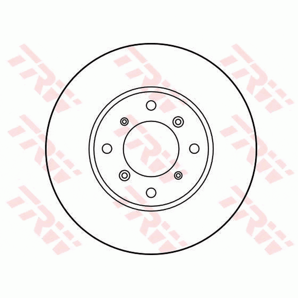 TRW Brake Rotor Single 242mm Front DF1963S