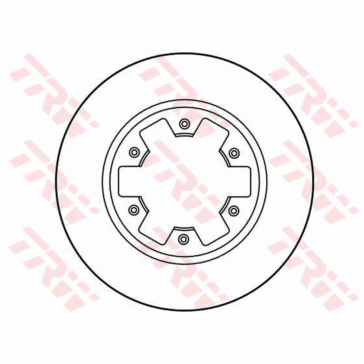 TRW Brake Rotor Single 277mm Front DF1965S
