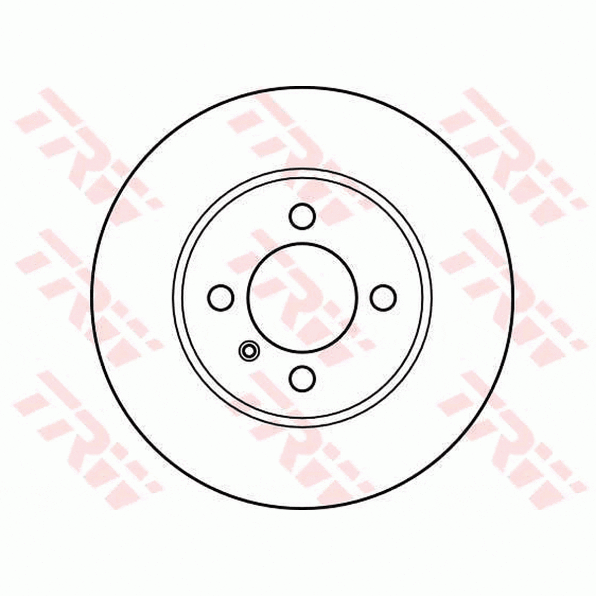 TRW Brake Rotor Single 260mm Front DF2550S